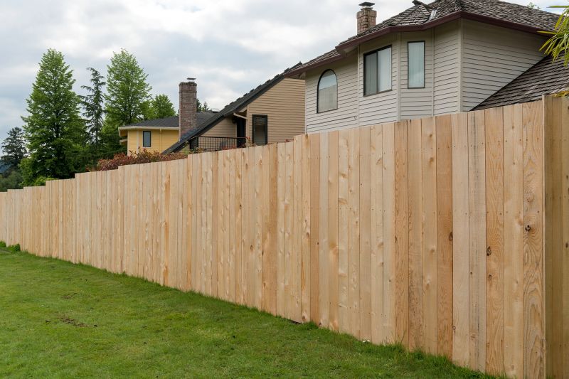 Modern Wood Fence