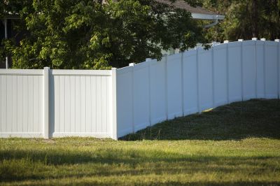 White Vinyl Privacy Fence